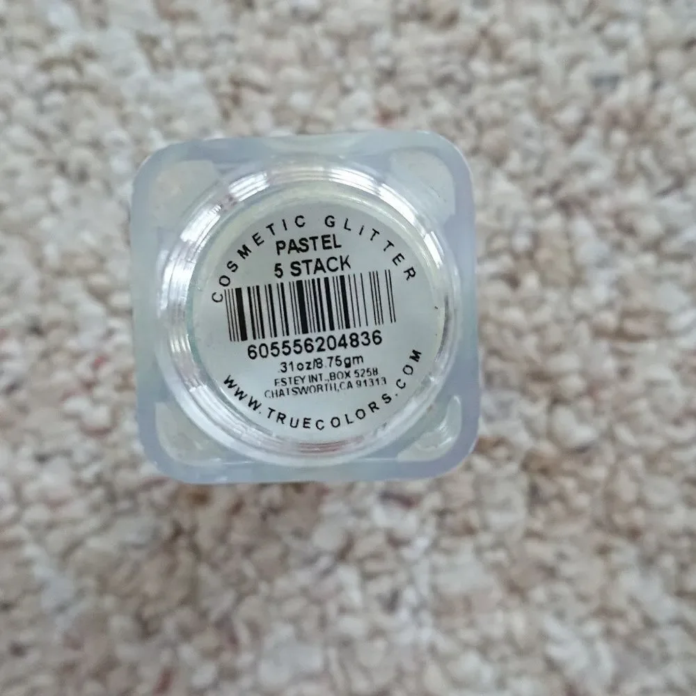 New - 5 colors glitters